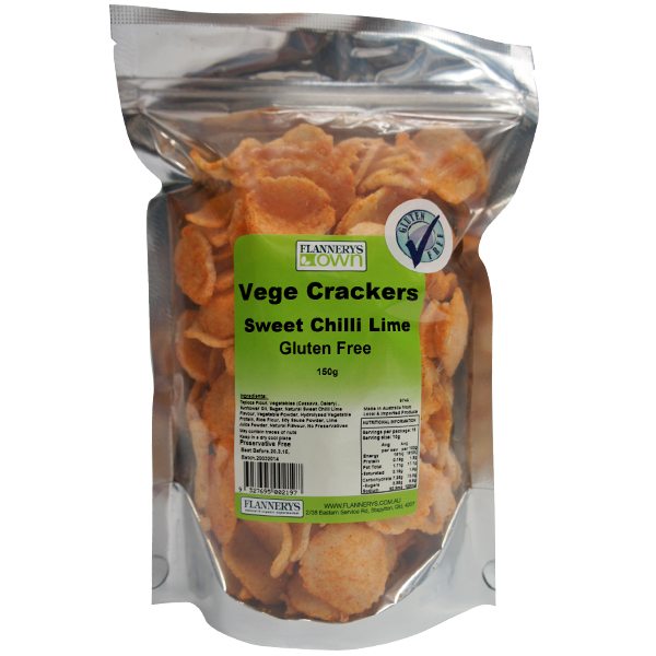 Vege Crackers – Sweet Chilli & Lime