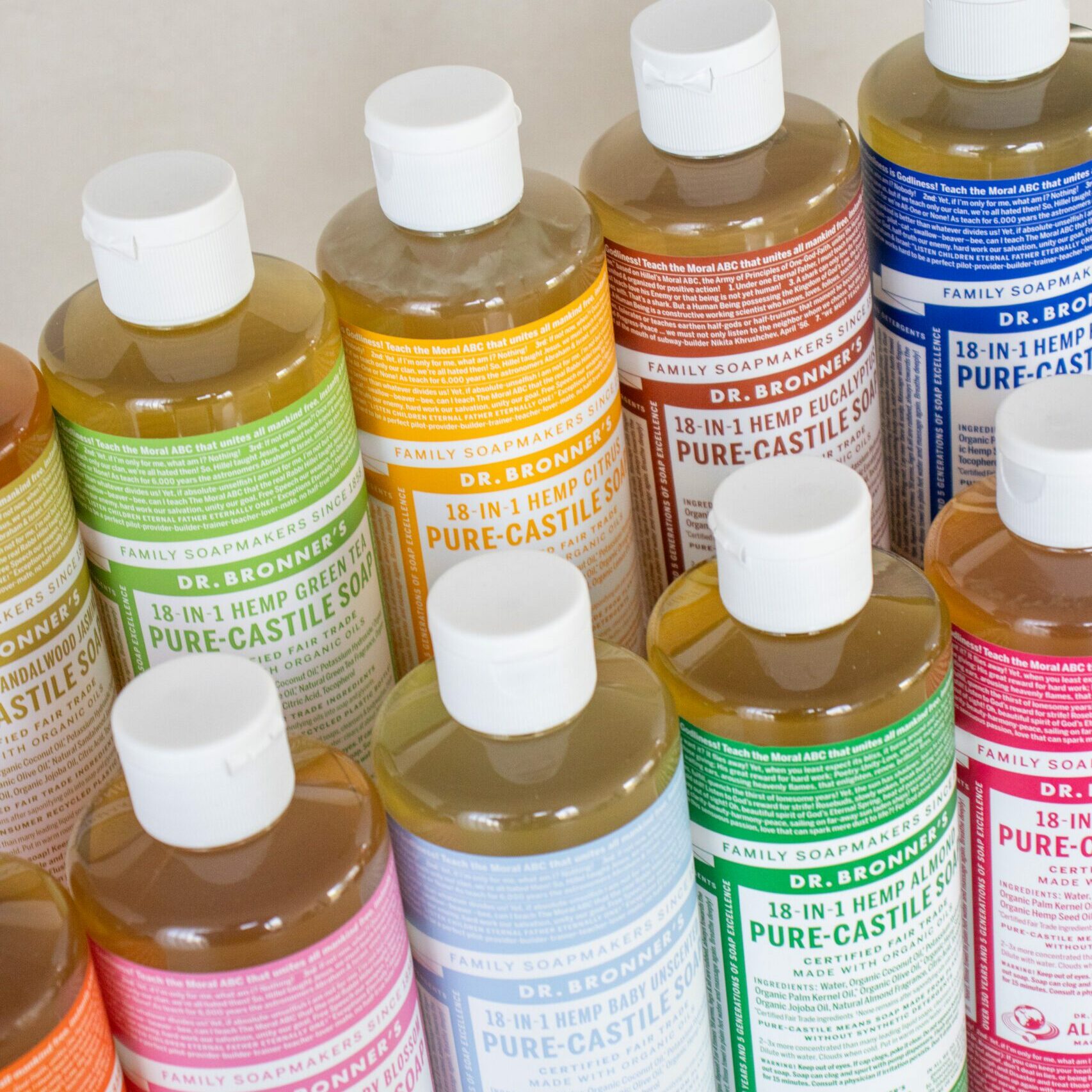 Win a Dr Bronner’s rainbow collection this February