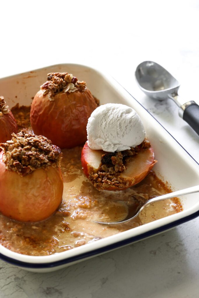 whole baked apples