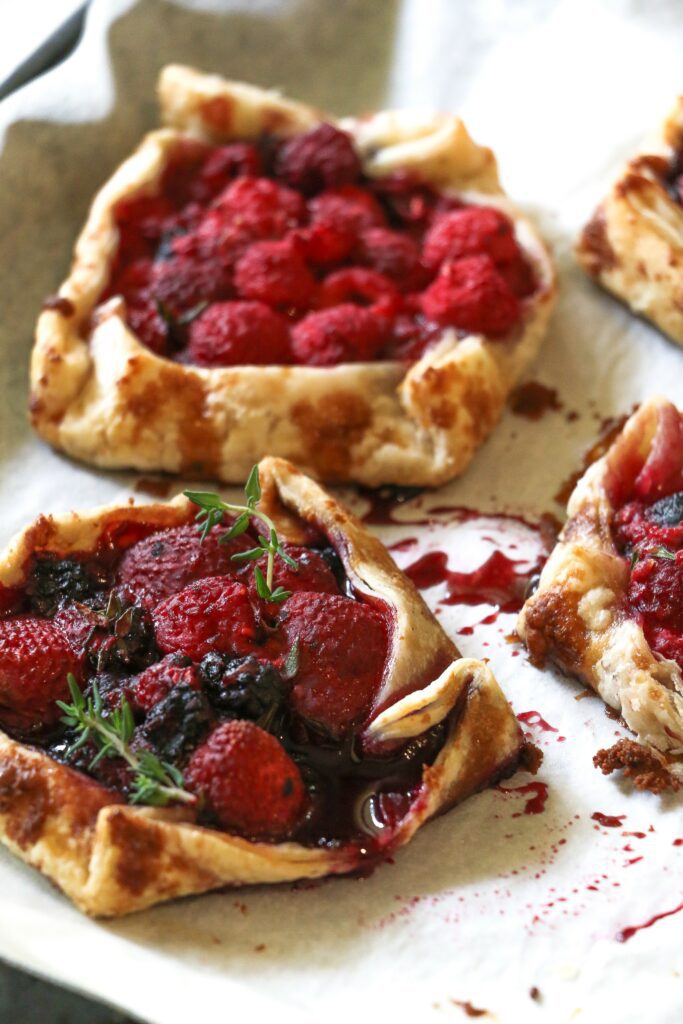 Mixed Berry & Thyme Tarts